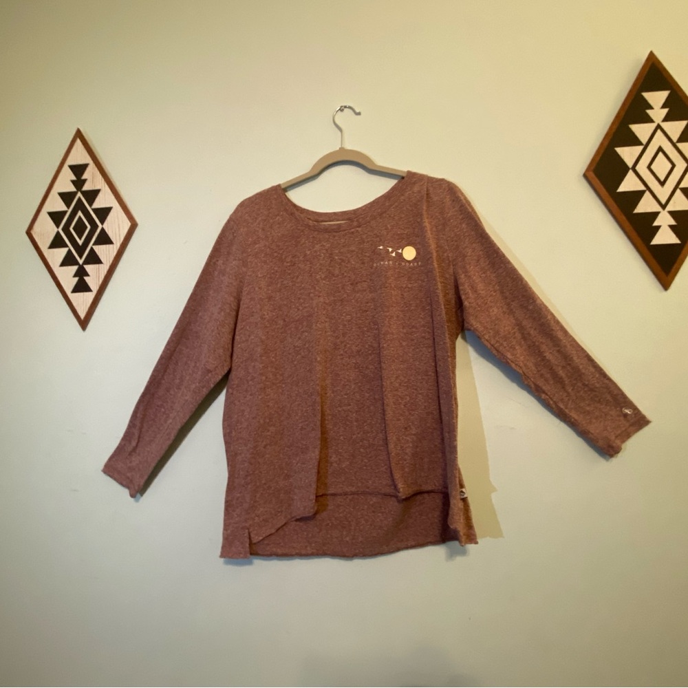Women's Long Sleeve Brown Top